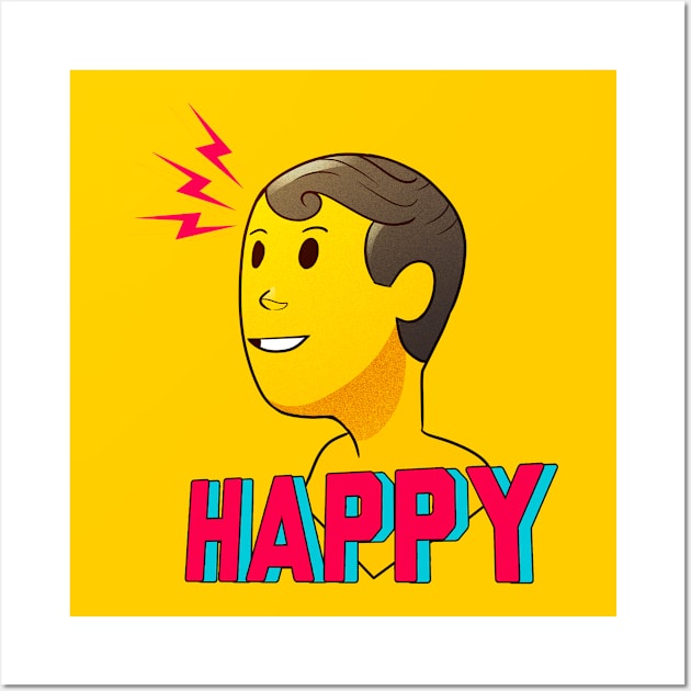 HAPPY MAN Wall Art by GOUP